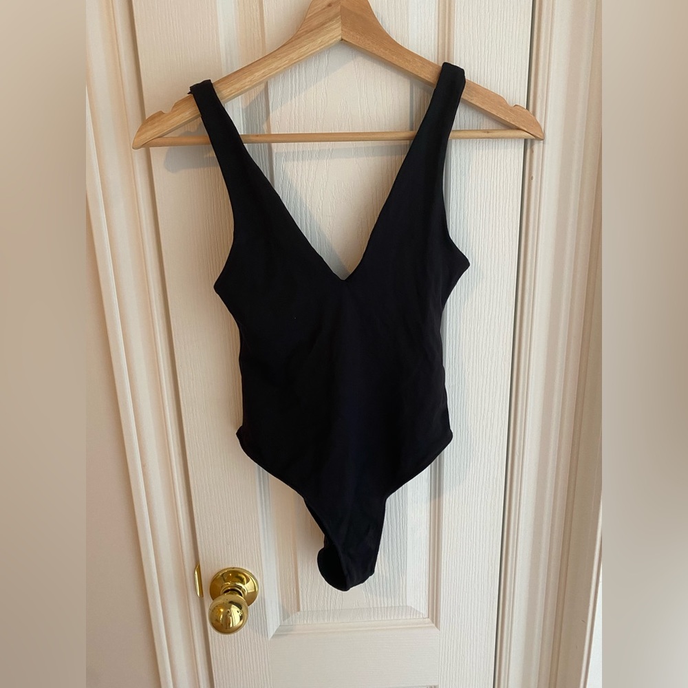 Zara Deep V Bodysuit - Size Small
